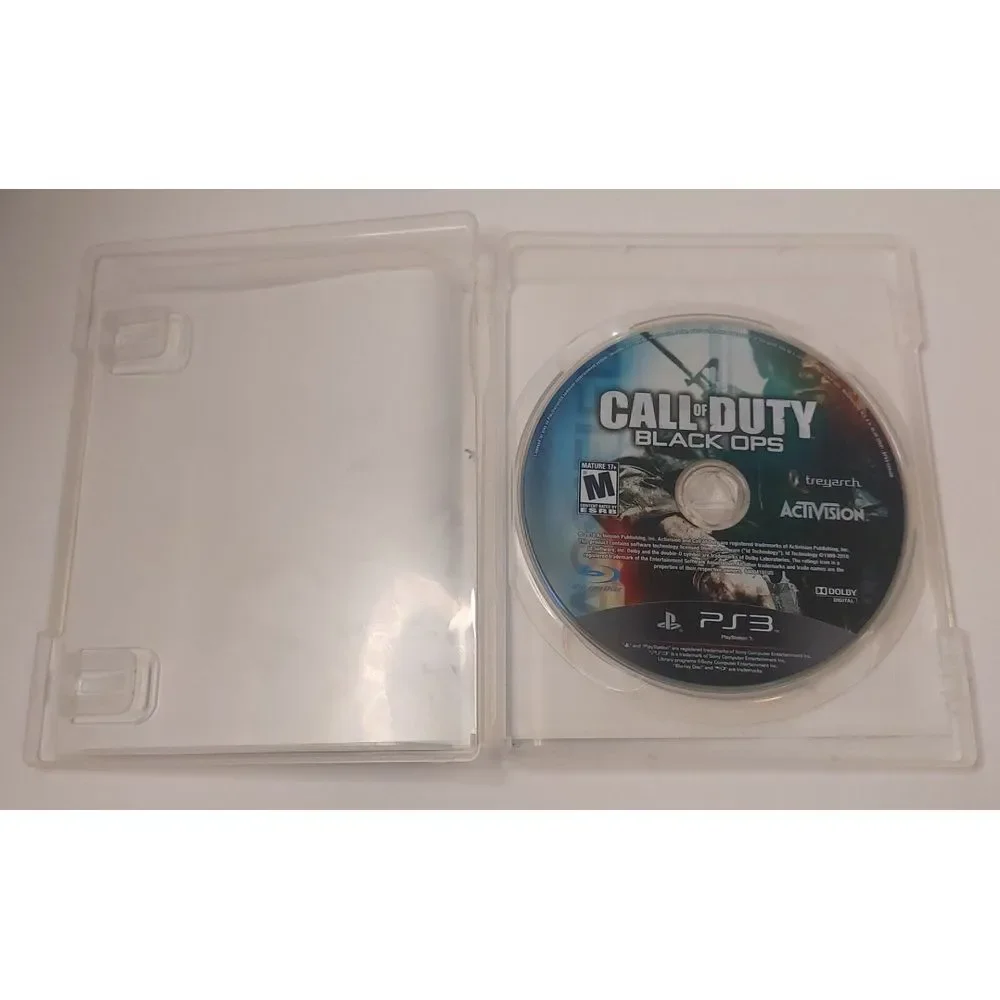 CALL Of DUTY- BLACK OPS MATURE 17+ PS3 (Sony‎ PlayStation 3 Rated E10#10B8
